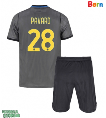 Inter Milan Benjamin Pavard #28 Replika Babytøj Tredje sæt Børn 2026-27 Kortærmet (+ Korte bukser)